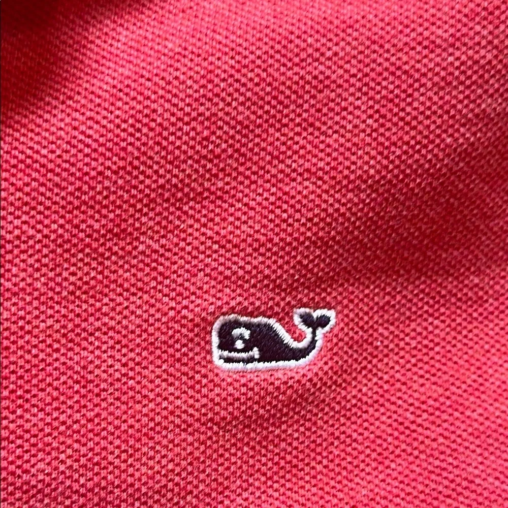 Vintage Vineyard Vines Kids Red Sweater Polo Size YL - Picture 3 of 7